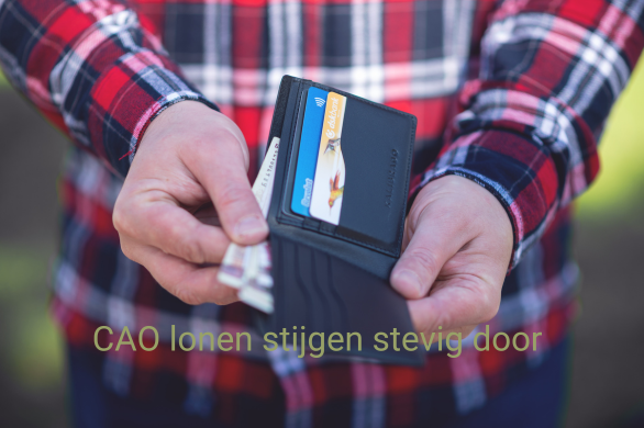 CAO lonen stijgen stevig door